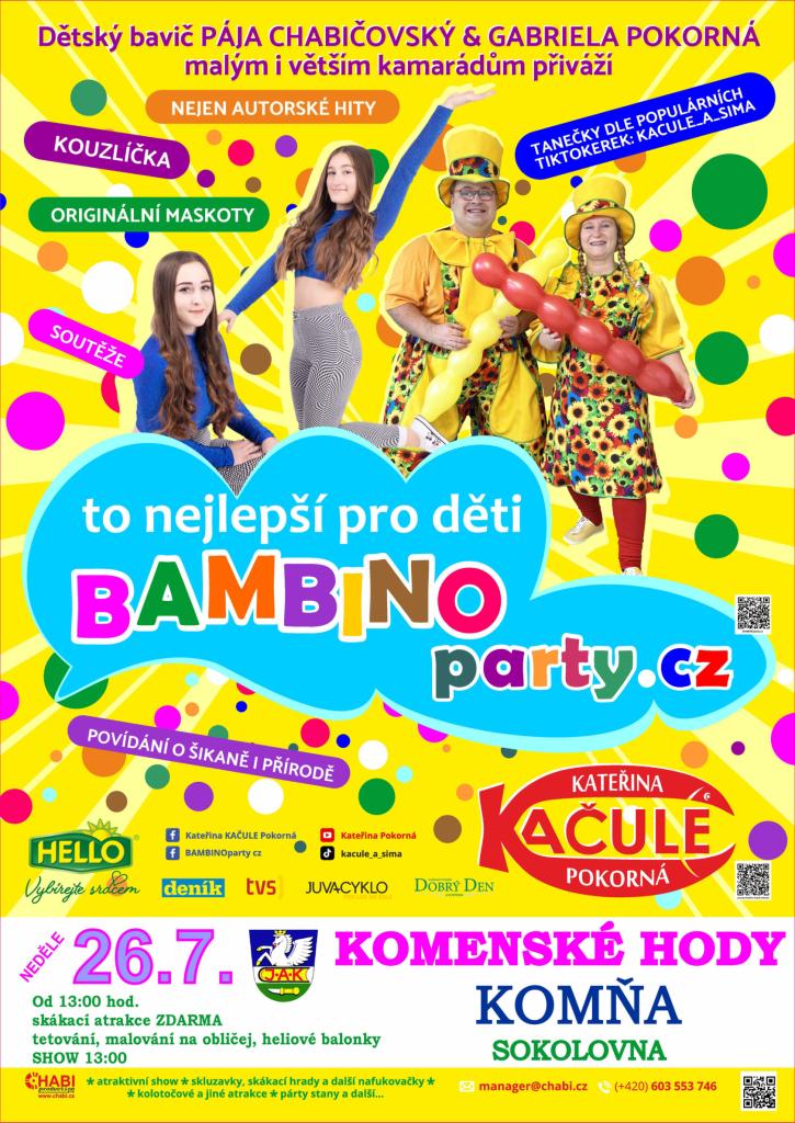 Od&nbsp;13:00 v&nbsp;Sokolovně se&nbsp;těší Kačule a&nbsp;Síma